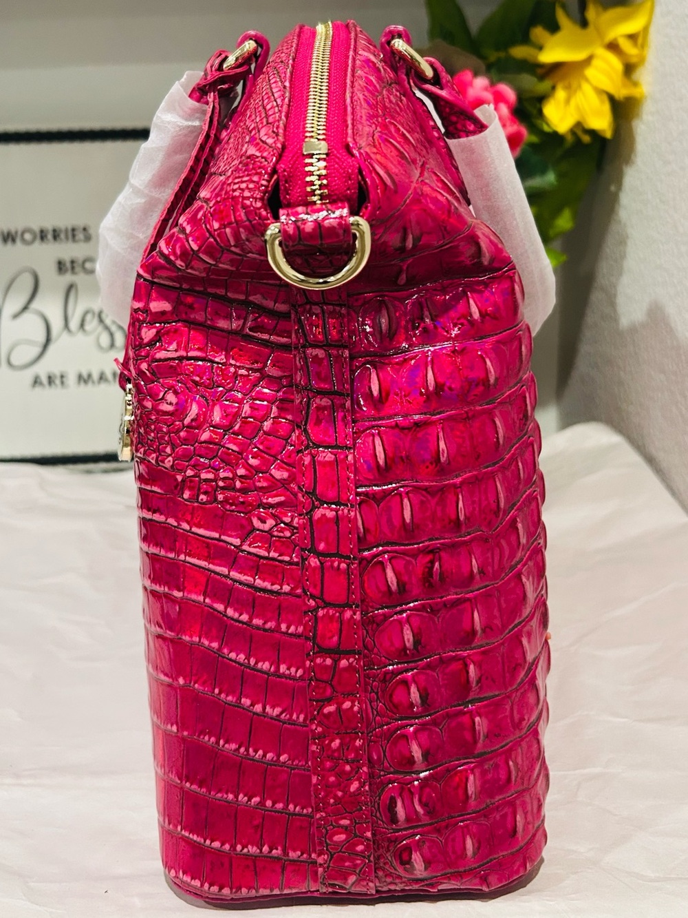 Brahmin Potion Large DUXBURY Satchel - Picture 7 of 9